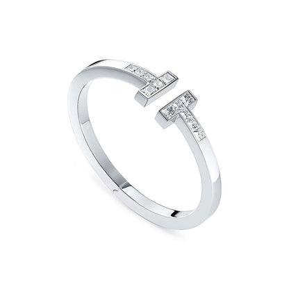 Tiff Diamond Square Bracelet