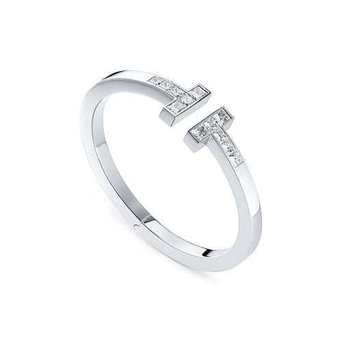 Tiff Diamond Square Bracelet