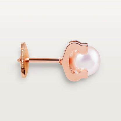 18K C De Earrings