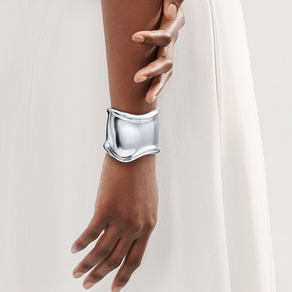 Tiffany Elsa Peretti Medium Bone Cuff Bracelet