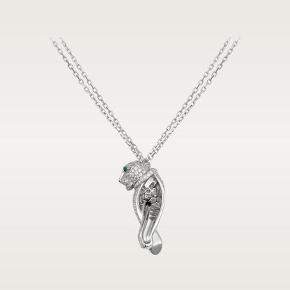 18K Panthere De Diamond Necklace