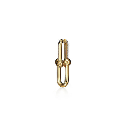 Tiff HardWear Large Link Diamonds Earrings