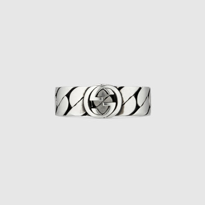 GG Interlocking G Wide Ring