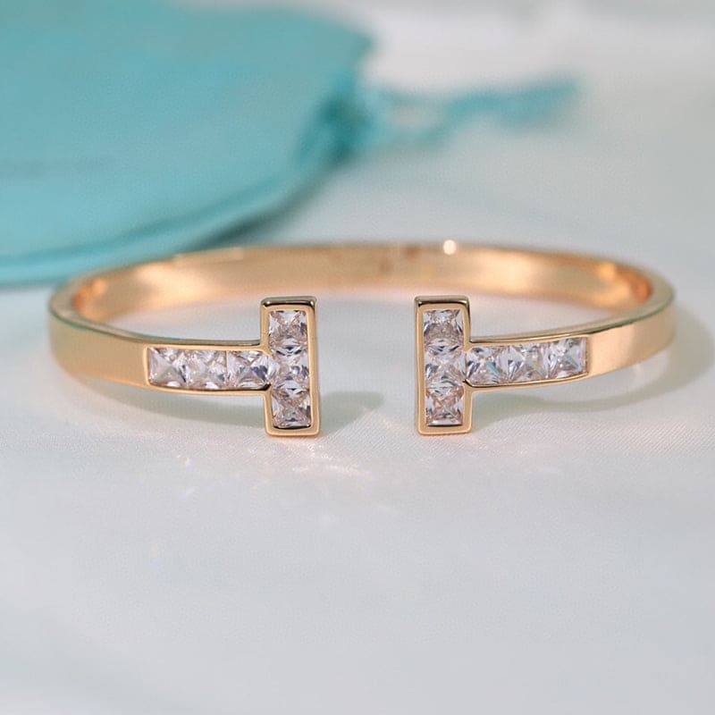 Tiff Diamond Square Bracelet