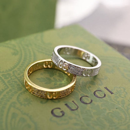 GG Icon Full Diamonds Ring