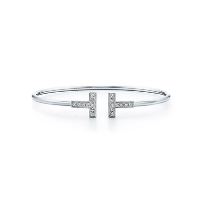 Tiff Diamond Wire Bracelet