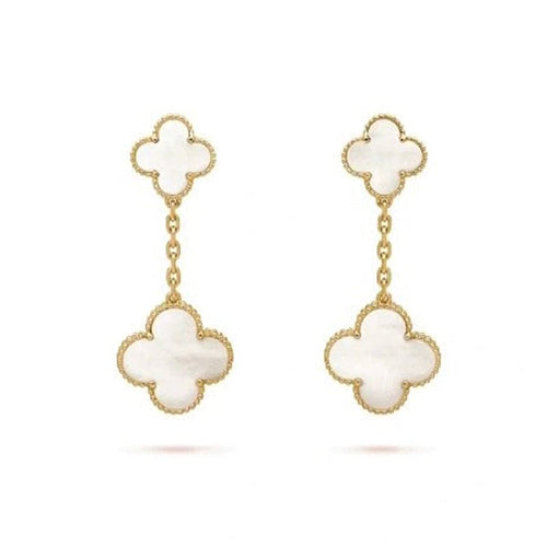 18k Van Cleef & Arpels Magic Alhambra Earclips Earrings