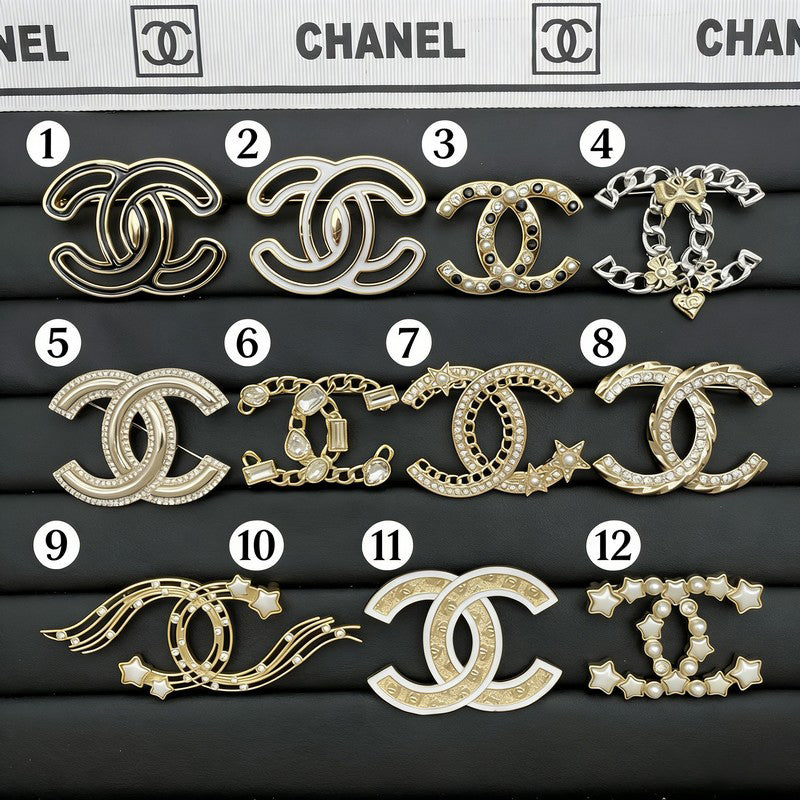 CC Gold Brooch Collection Three
