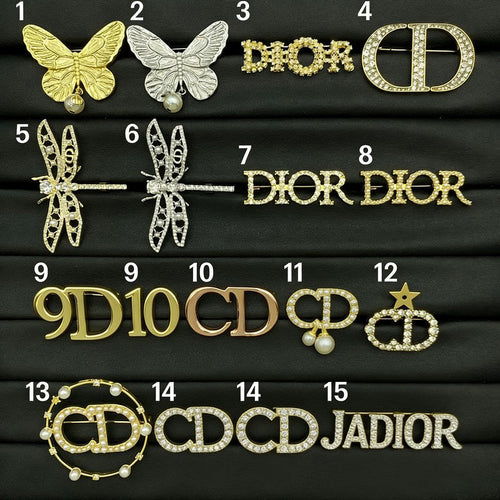 CD Gold Brooch Collection