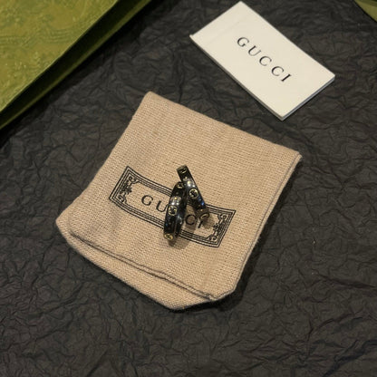 GG Icon Black Corundum Ring