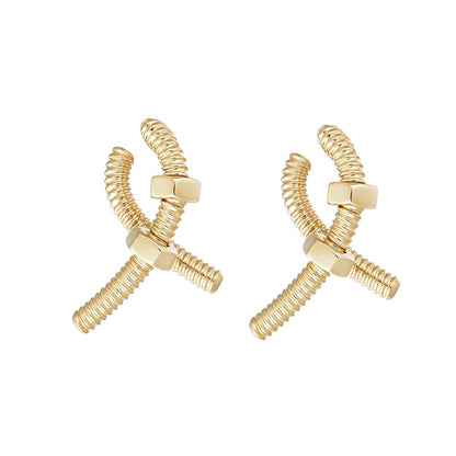 18K Écrou de Earrings