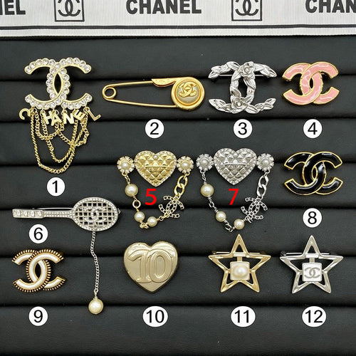 CC Gold Brooch Collection Eight