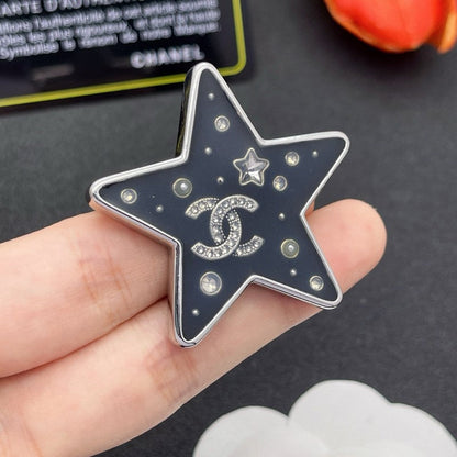 CC Star Gold Brooch