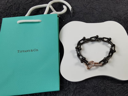 Tiff HardWear Black Titanium Bracelet