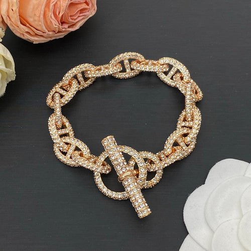 Herm Chaine D'ancre Diamond Bracelet