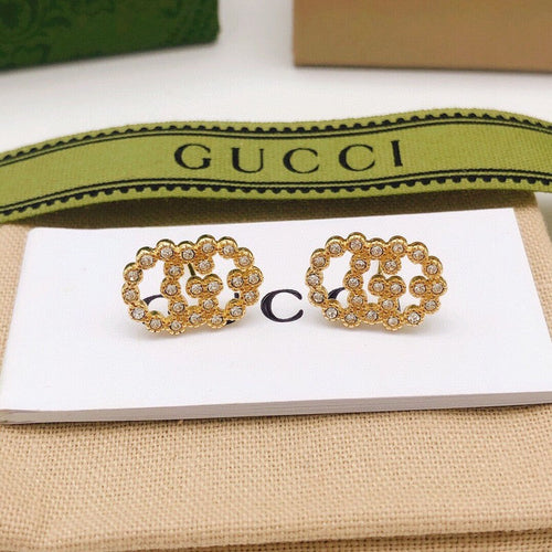 GG Pave Diamond Earrings