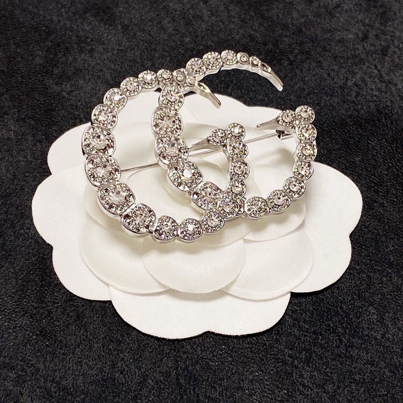 GG Crystal Brooch