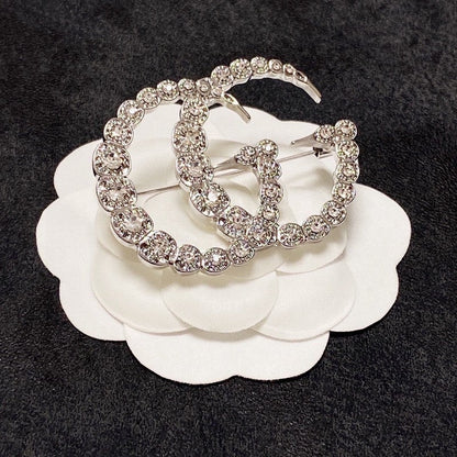 GG Crystal Brooch