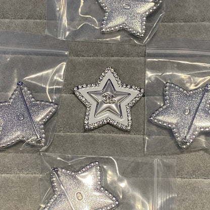 CC Star Pearl Brooch