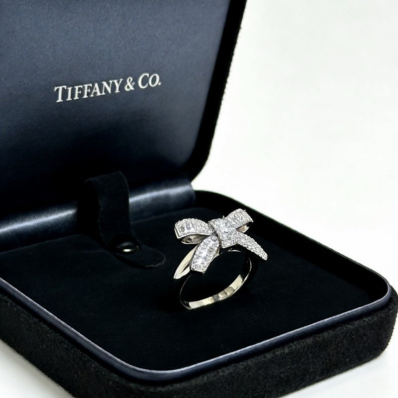 T Bow Diamond Ring