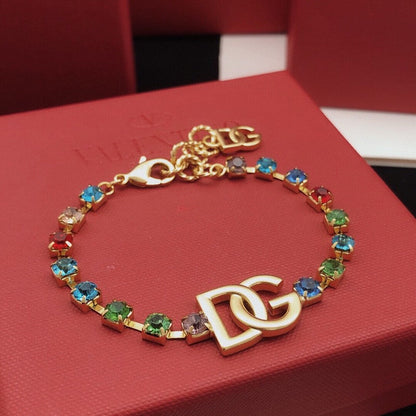 DG Color Crystal Gold Bracelet