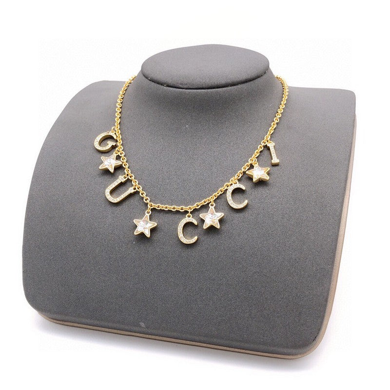 GG Star Diamond Chain Necklace