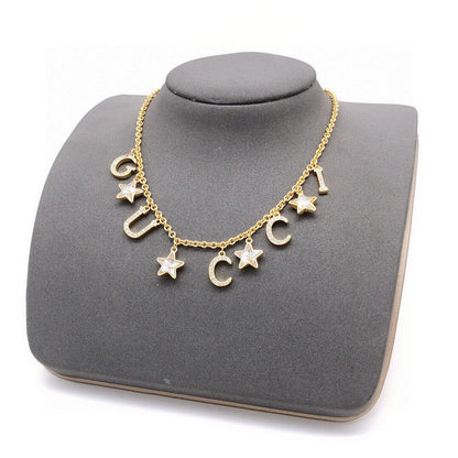 GG Star Diamond Chain Necklace