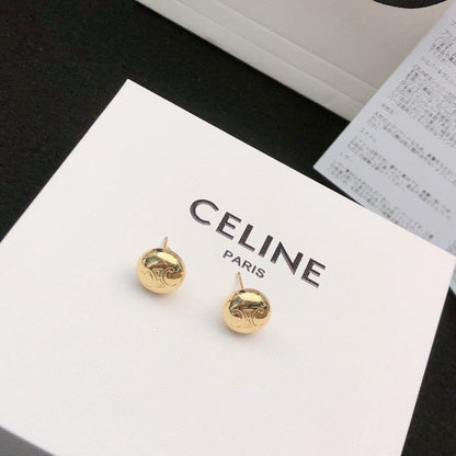 CE Gold Earrings