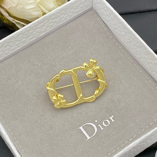 CD Gold Brooch