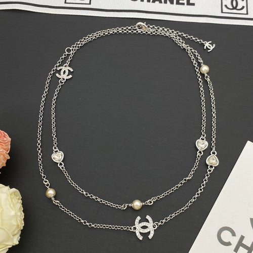 CC Long Gold Necklace