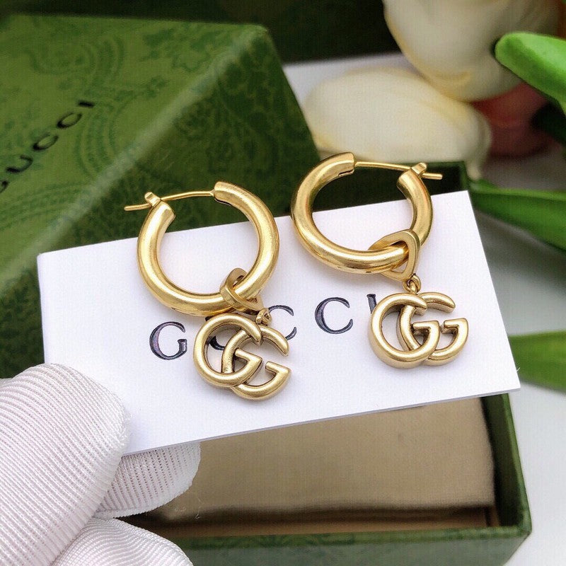 GG Gold Hoop Earrings