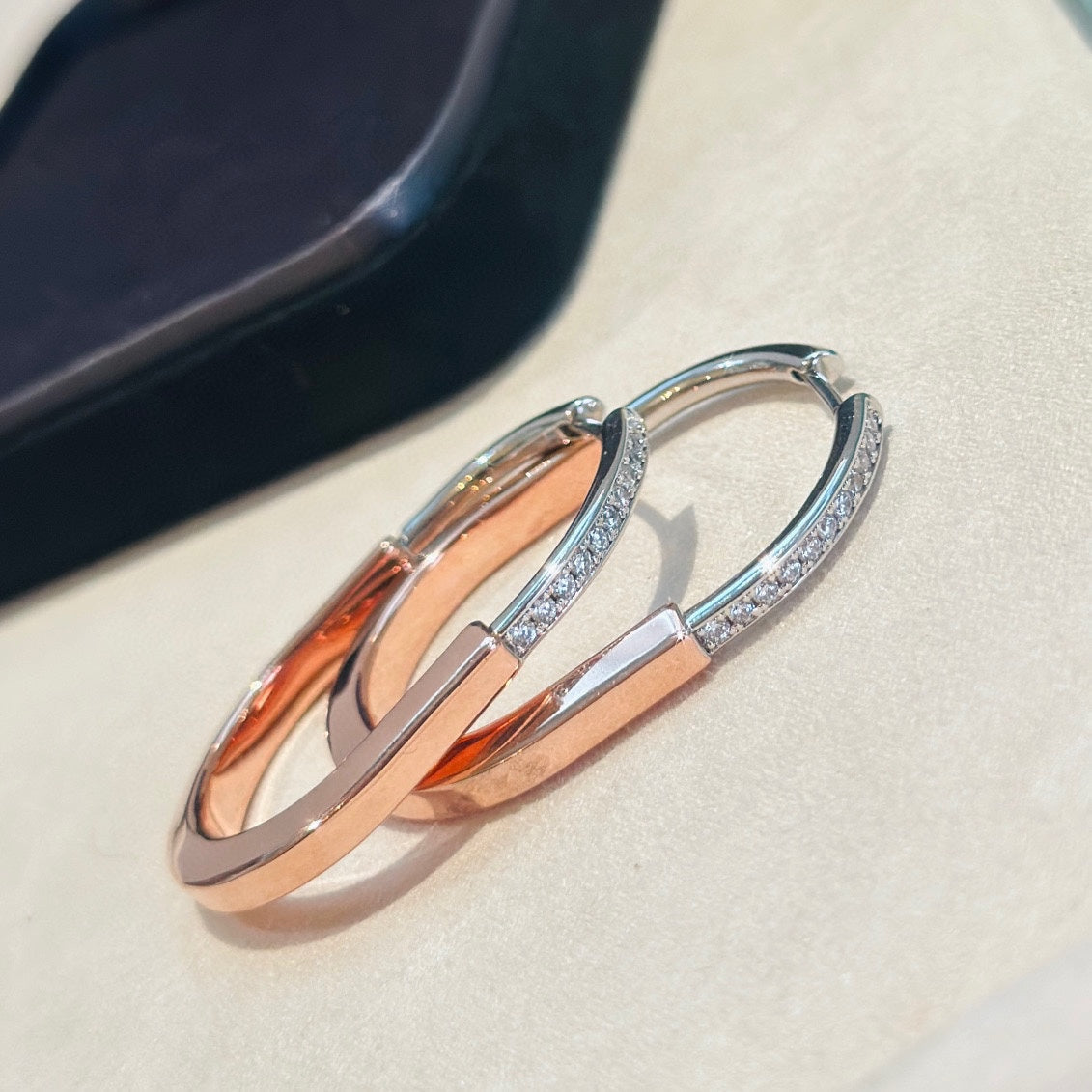 Tiff Lock Diamond Earrings
