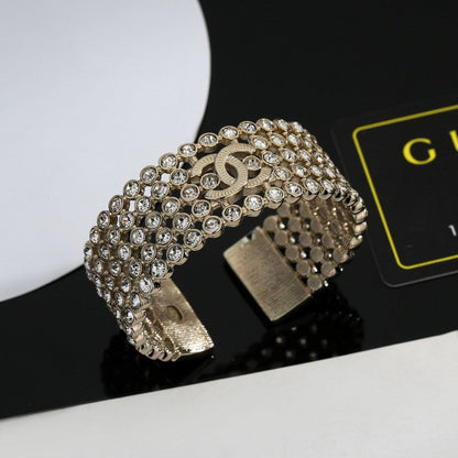 CC Diamond Cuff Bracelet