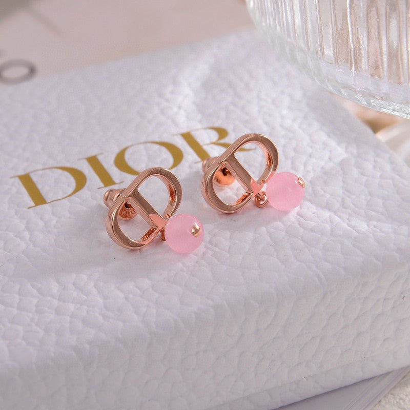Petit CD Pink Earrings