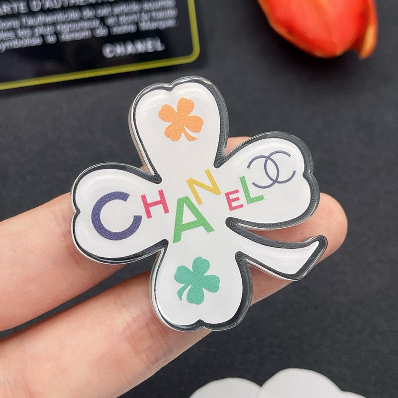 CC Color Flower Brooch