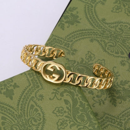 GG Chain Open Bracelet