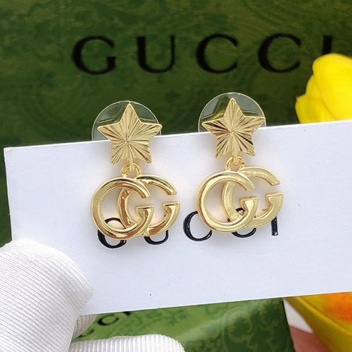 GG Star Gold Earrings