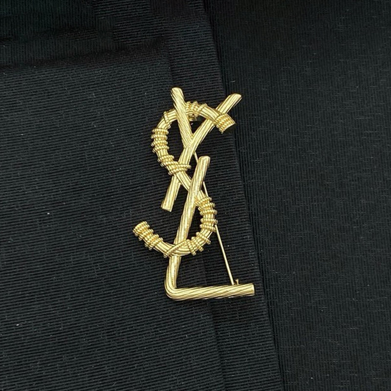 Saint Gold Brooch