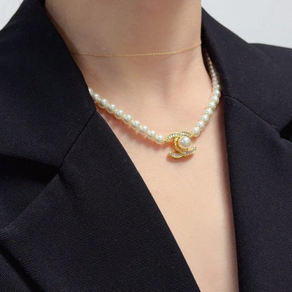 CC Pearl Gold Necklace