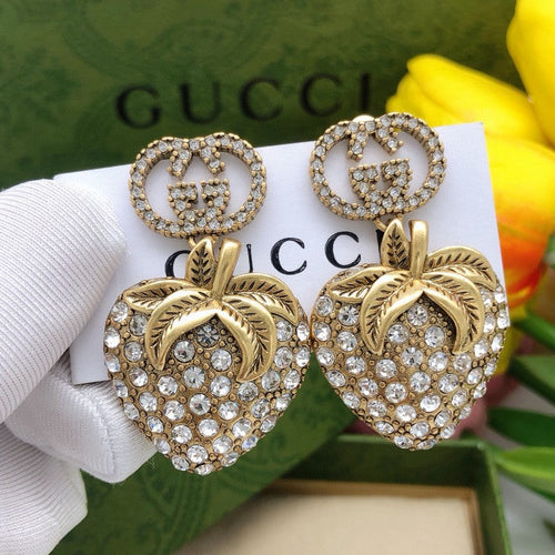 GG Strawberry Diamond Earrings