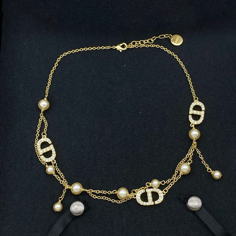 Petit CD Pearl & Diamond Bracelet