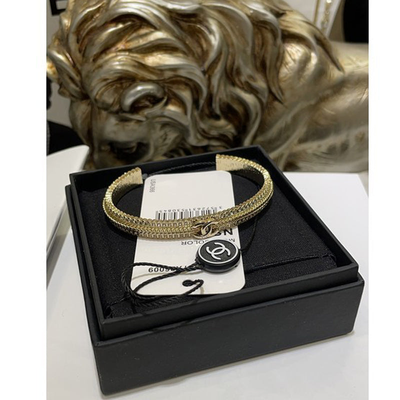 CC 24K Twist Gold Bracelet