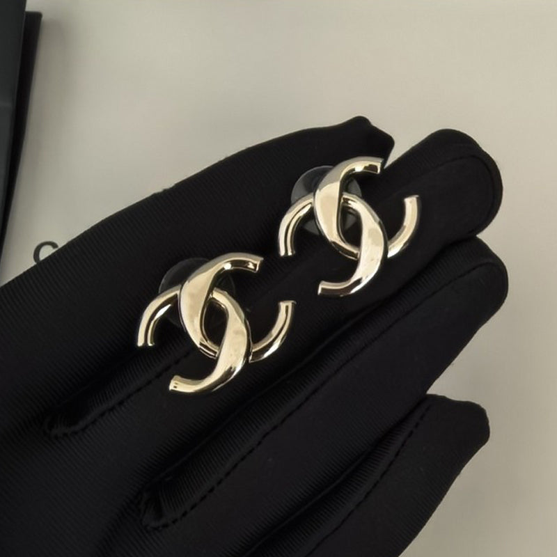 CC Yellow Gold Earrings