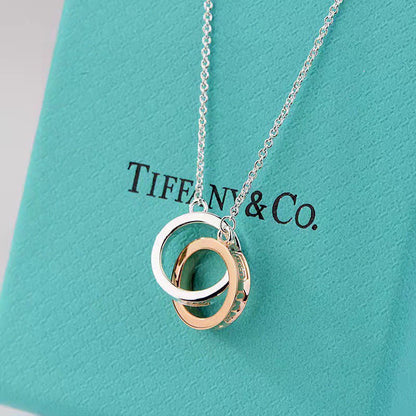 Tiff 1837 Interlocking Circles Pendant Necklace