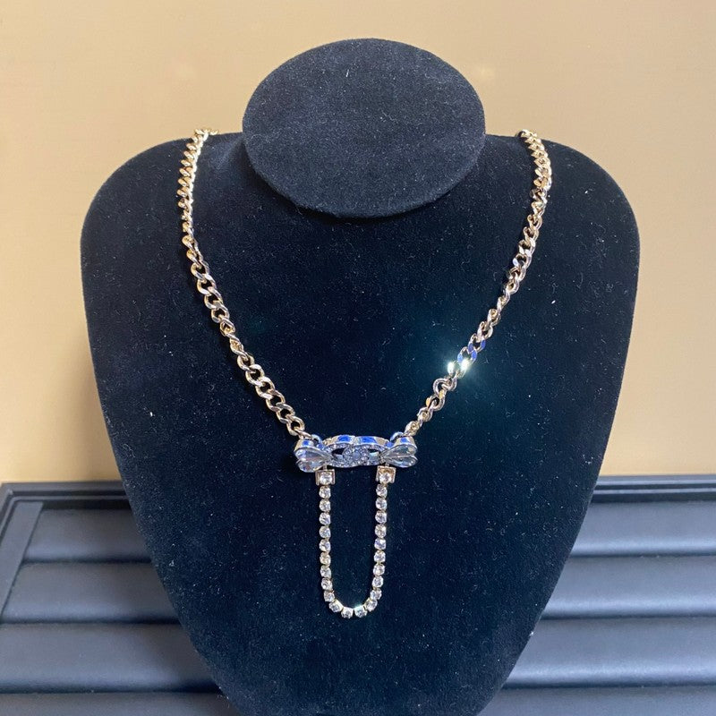 CC Diamond Chain Necklace