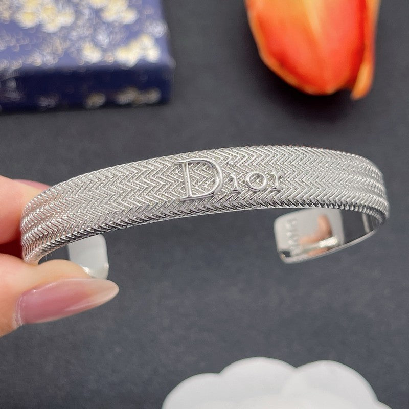 CD Petit Diamond Cuff Bracelet