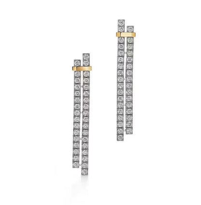 Tiff Edge Drop Earrings