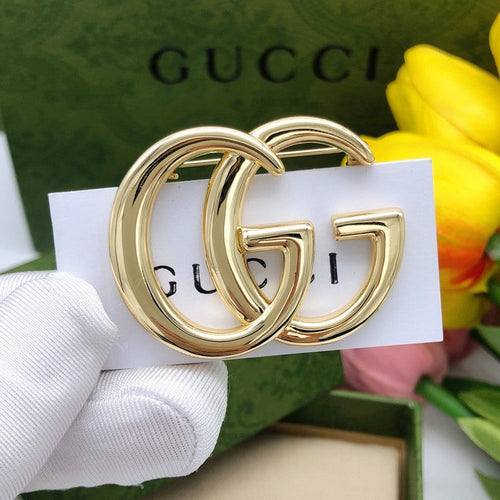 GG Gold Brooch