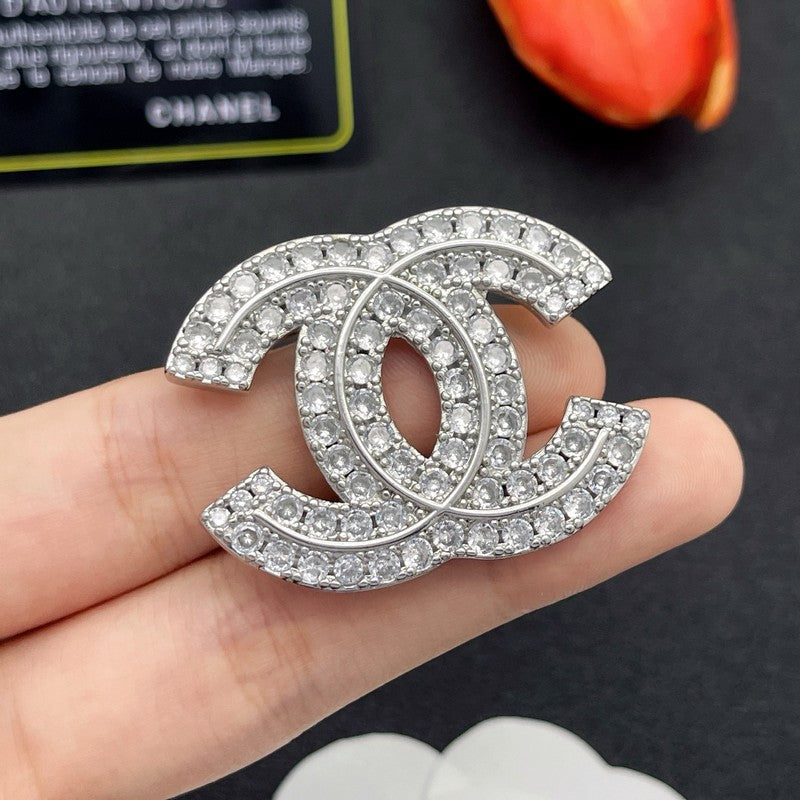 CC Full Diamond Brooch
