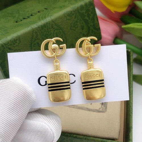 GG Vintage Gold Drop Earrings
